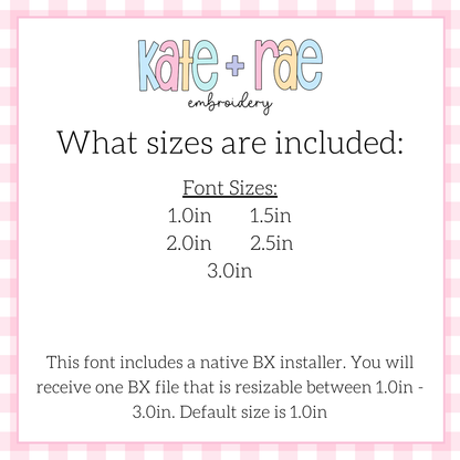 Gracie Sketch Stitch Embroidery Font