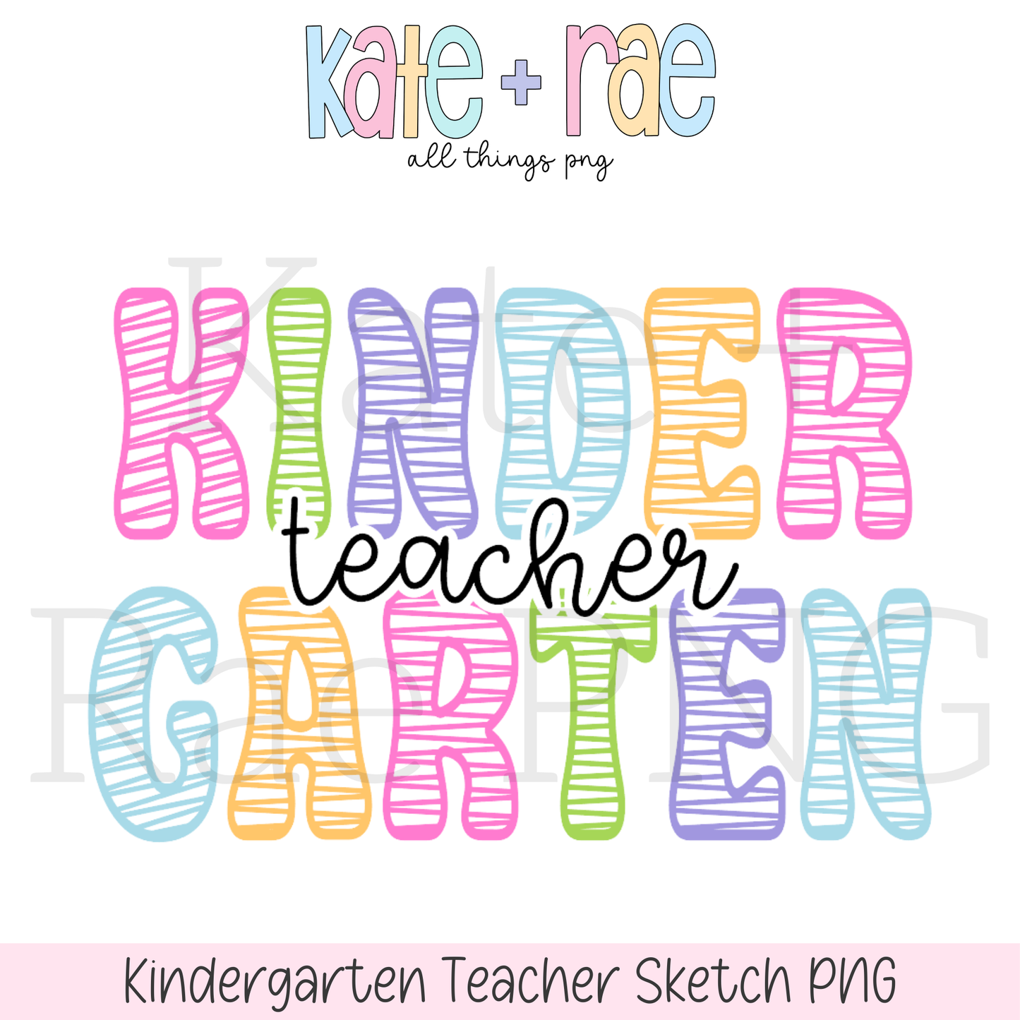 Teacher Sketch Style Grade PNG Bundle