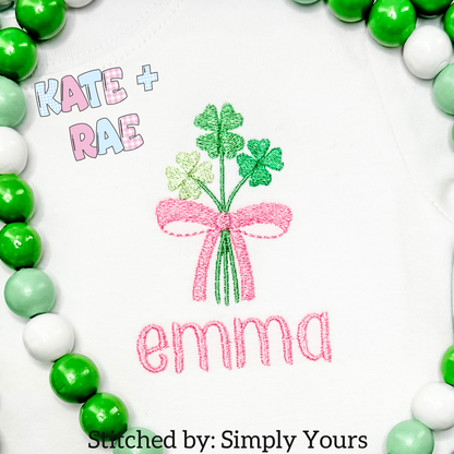 Shamrock Bouquet Mini Fill Embroidery Design