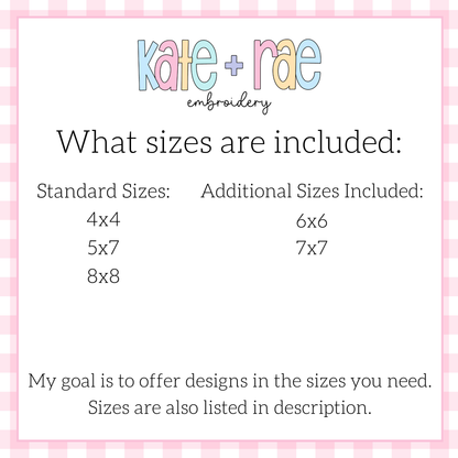 Skiing Satin Stitch Applique Embroidery Design