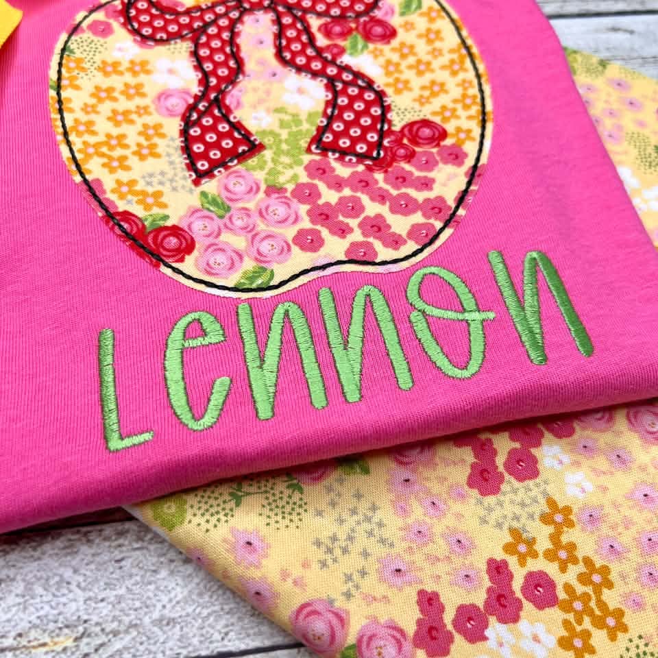 Hey Girl Handwritten Satin Stitch Embroidery Font