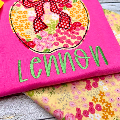 Hey Girl Handwritten Satin Stitch Embroidery Font