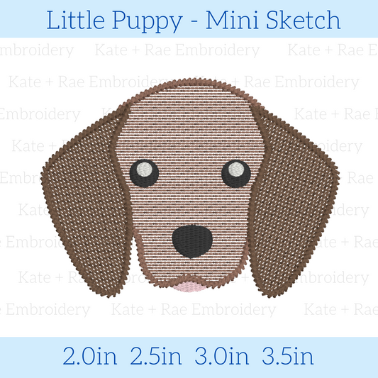 Little Boy Puppy Mini Sketch