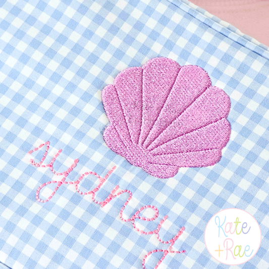 Seashell Mini Fill Stitch Embroidery Design