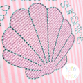 Seashell Sketch Stitch Embroidery Design