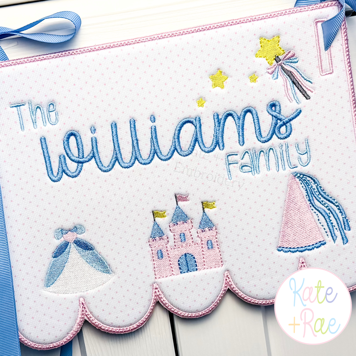 Magical Princess Mini Fill Stitch Embroidery Design BUNDLE