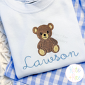 Teddy Bear Mini Fill Stitch Embroidery Design