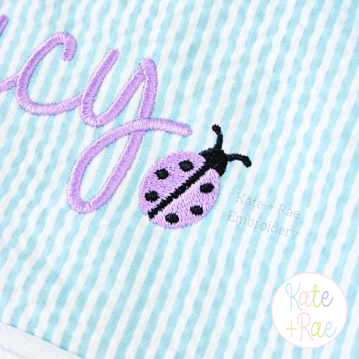 Ladybug Mini Fill Stitch Embroidery Design
