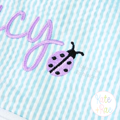 Ladybug Mini Fill Stitch Embroidery Design