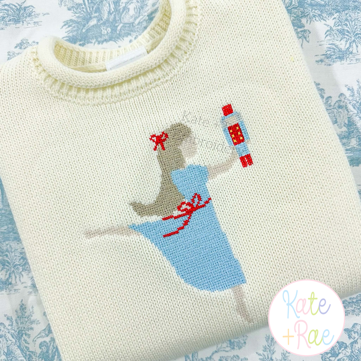 Clara and Nutcracker Cross Stitch Embroidery Desgin