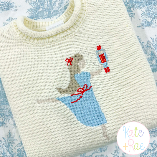 Clara and Nutcracker Cross Stitch Embroidery Desgin