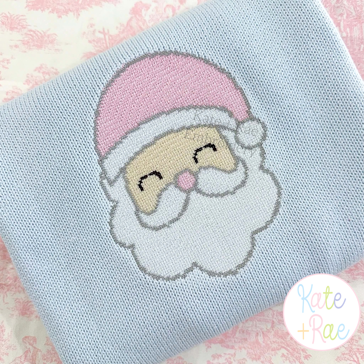 Santa Claus Cross Stitch Embroidery Design