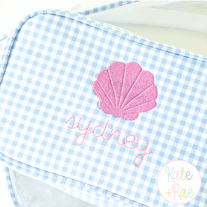 Seashell Mini Fill Stitch Embroidery Design