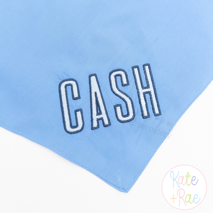 Beau Fill Stitch with Satin Border Embroidery Font