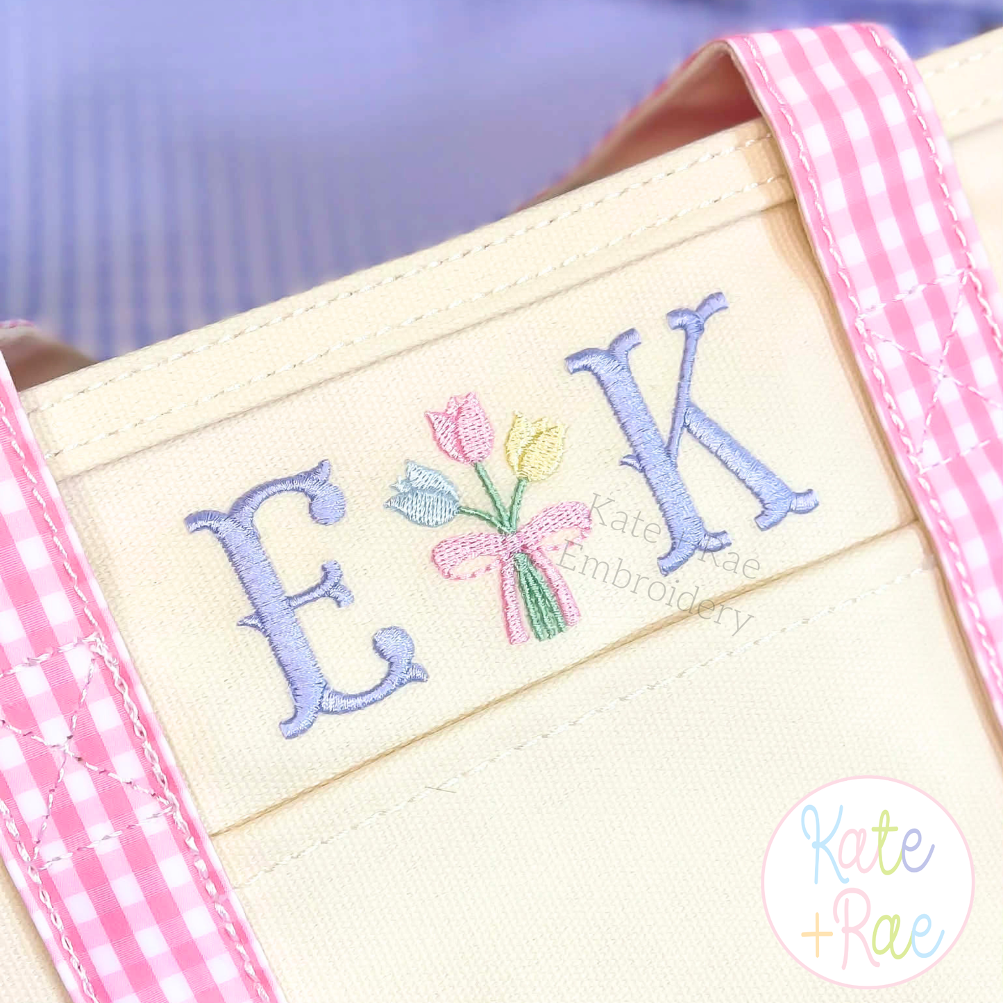 Tulip Bouquet Mini Fill Stitch Embroidery Design