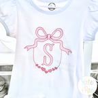 Fishtail Sketch Stitch Font with Bean Border Machine Embroidery Font