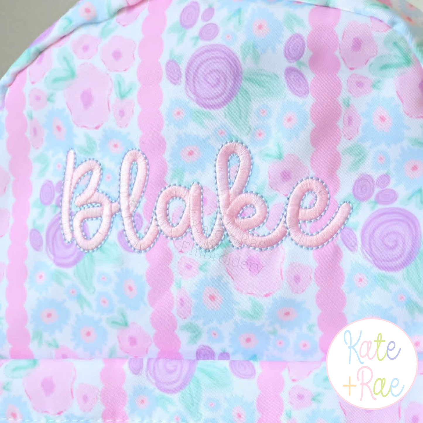 Hello Satin Stitch Embroidery Font