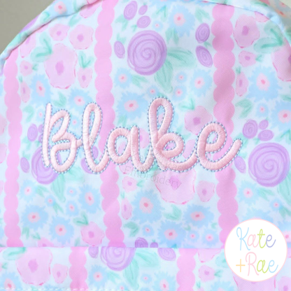 Hello Satin Stitch Embroidery Font
