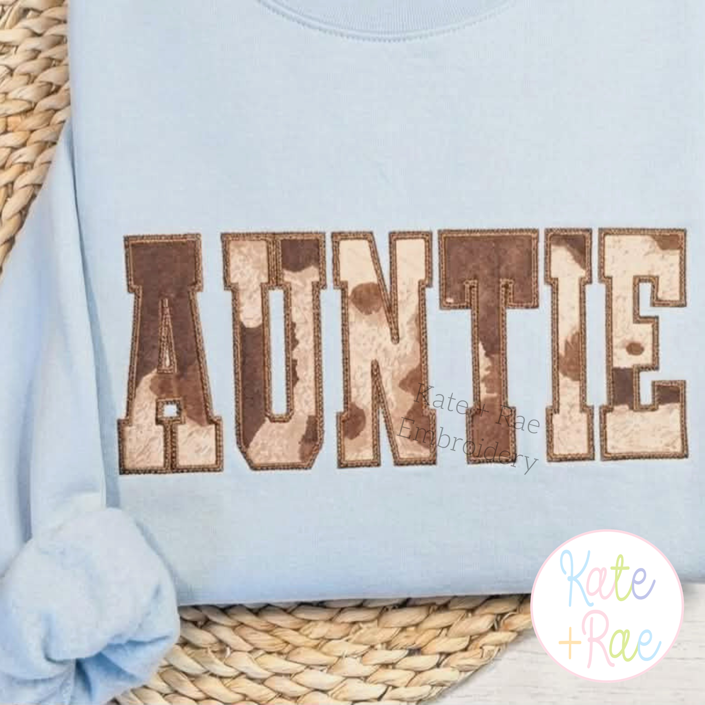 Varsity Satin Stitch Applique Embroidery Font