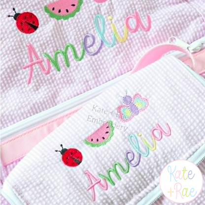 Hello Satin Stitch Embroidery Font