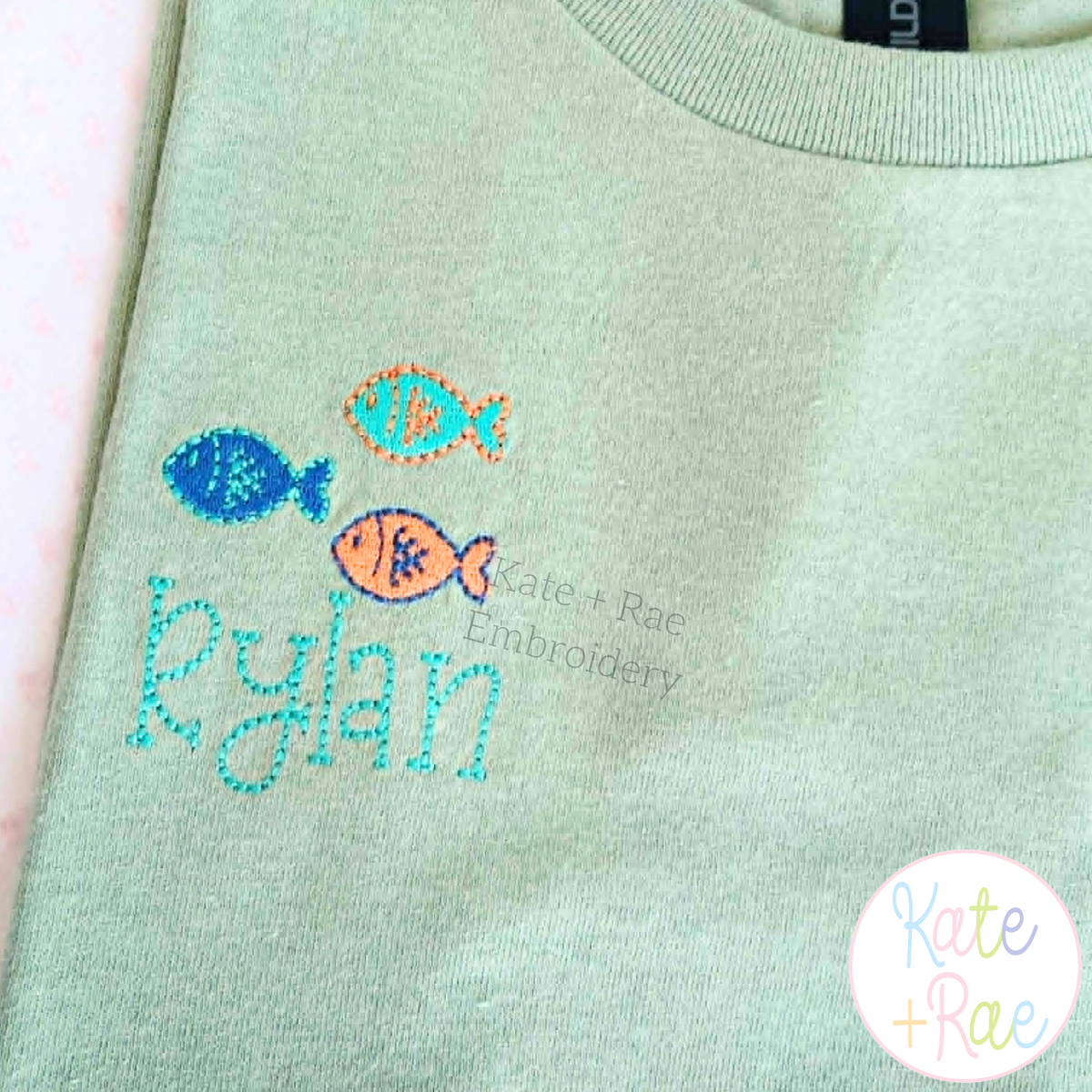 Little Fish Mini Fill Embroidery Design