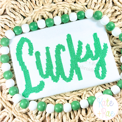 Lucky Cross Stitch Embroidery Design