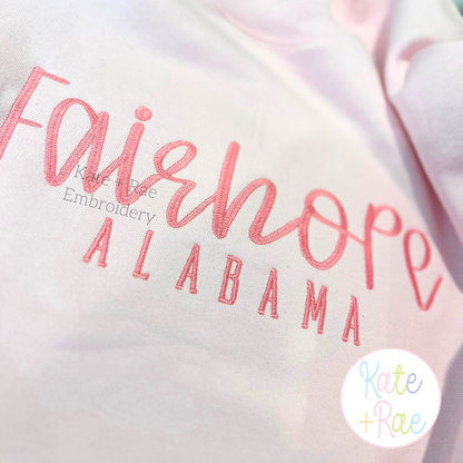 Daisy Handwritten Satin Stitch Embroidery Font