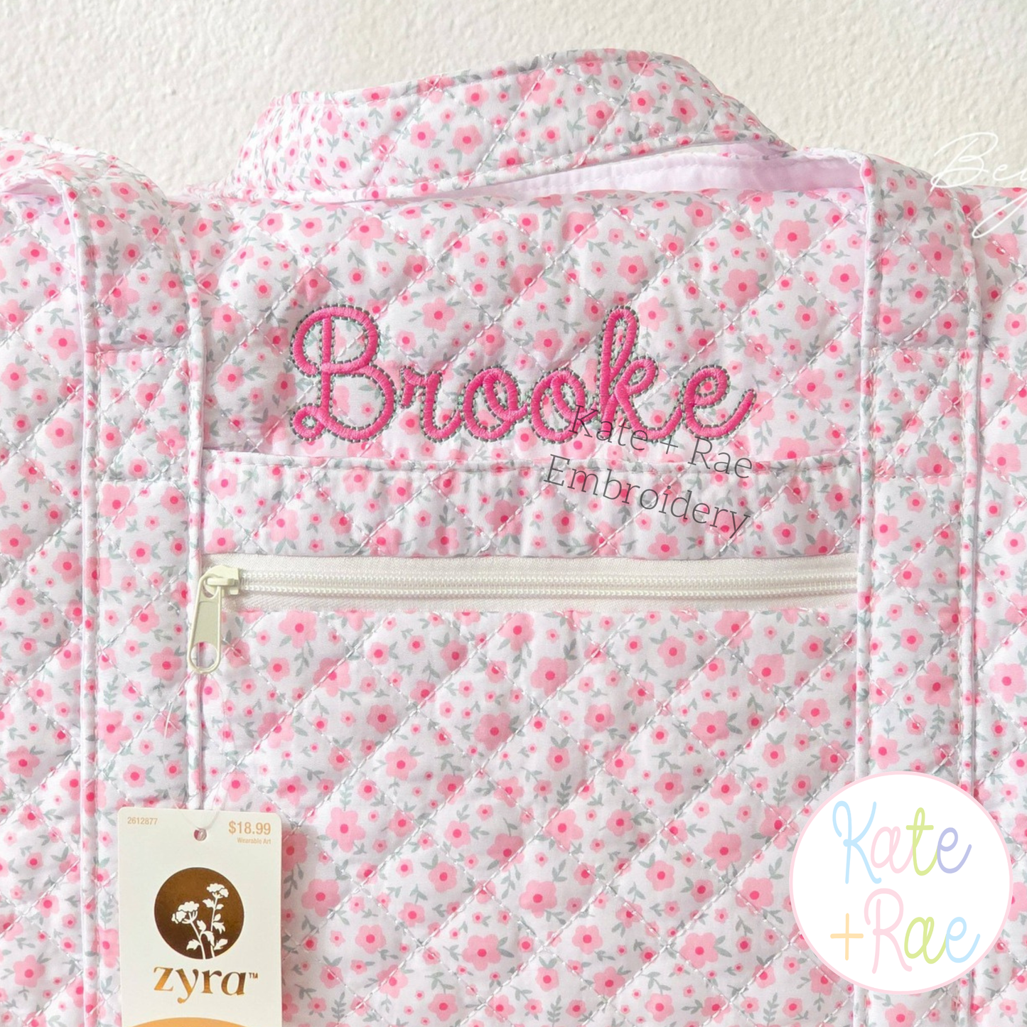 Delilah Outline Satin Stitch Embroidery Font