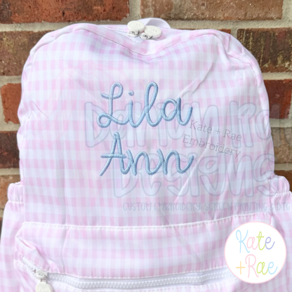 Hello Satin Stitch Embroidery Font