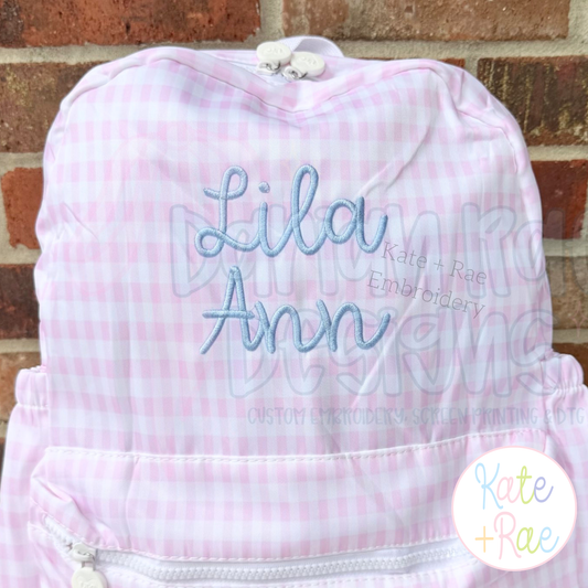 Hello Satin Stitch Embroidery Font