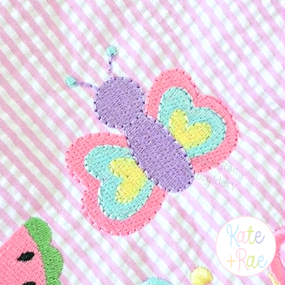 Butterfly Mini Fill Stitch Embroidery Design