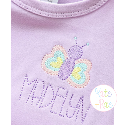 Butterfly Mini Fill Stitch Embroidery Design