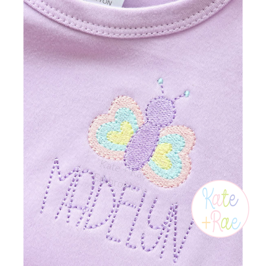 Butterfly Mini Fill Stitch Embroidery Design