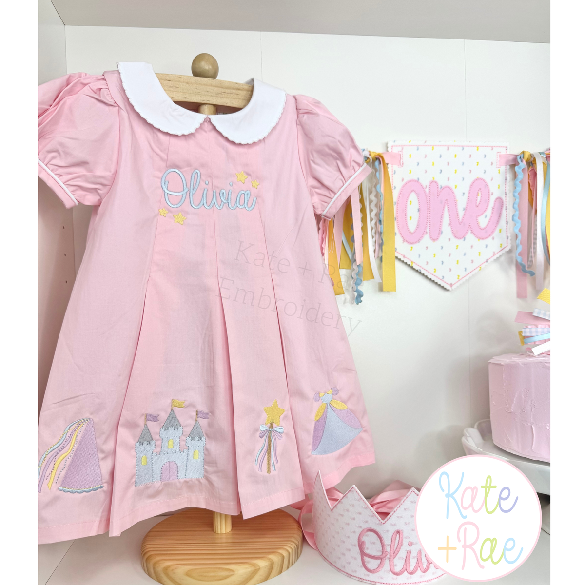 Magical Princess Mini Fill Stitch Embroidery Design BUNDLE