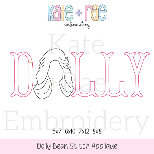 Dolly Inspired Bean Stitch Applique