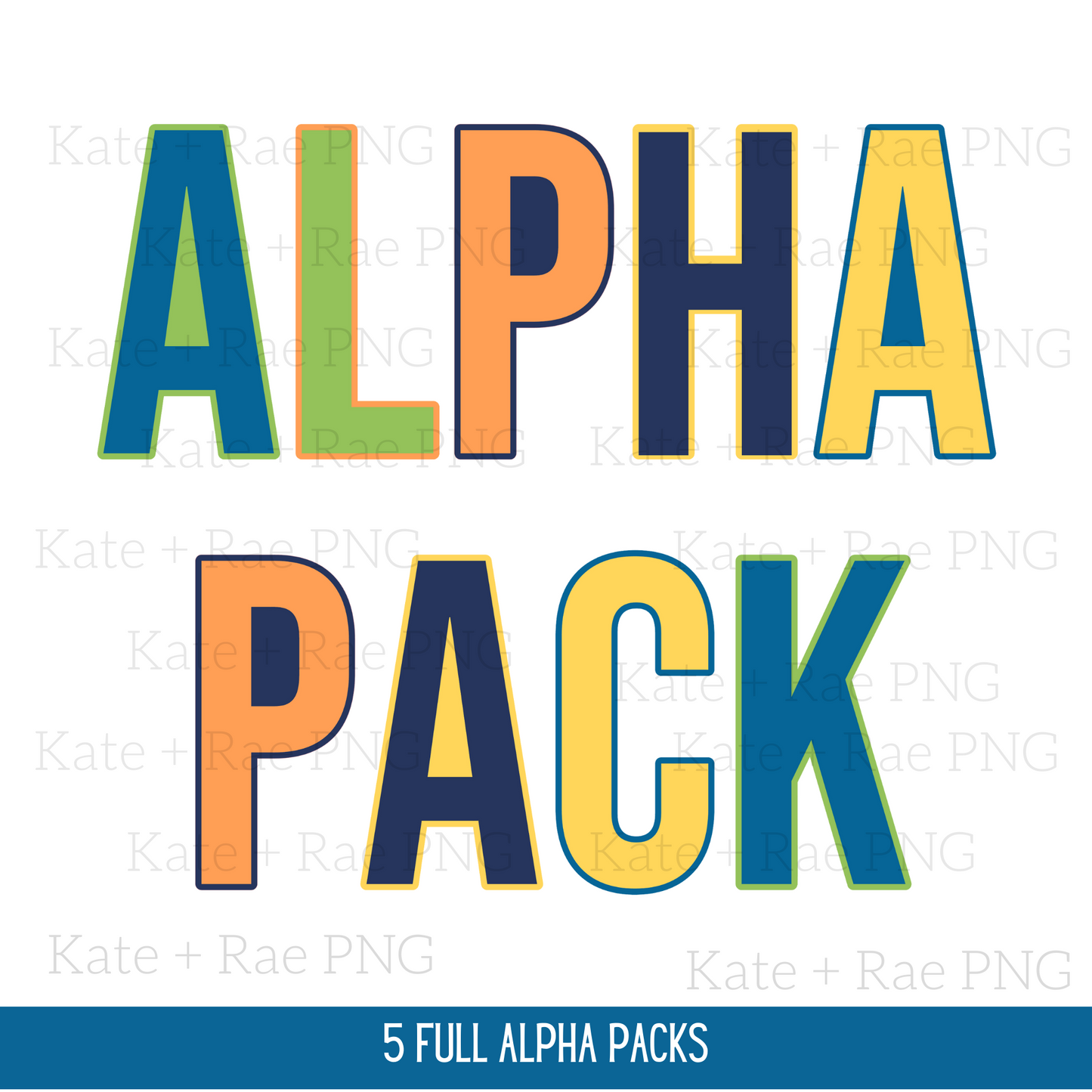 Boys Two Toned Alpha Pack