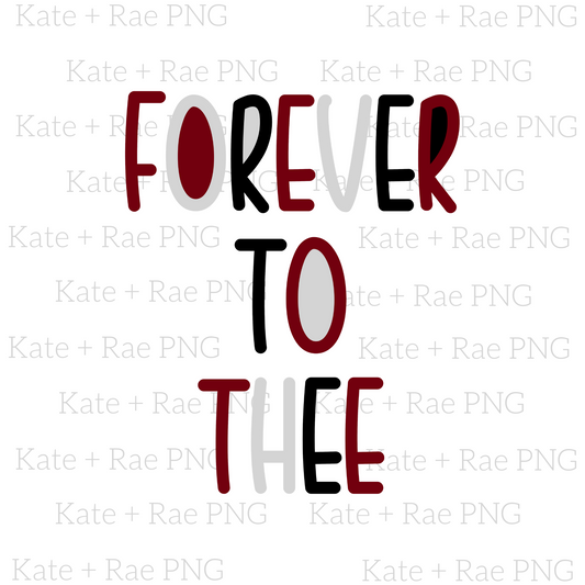 Forever to Thee Two Toned PNG