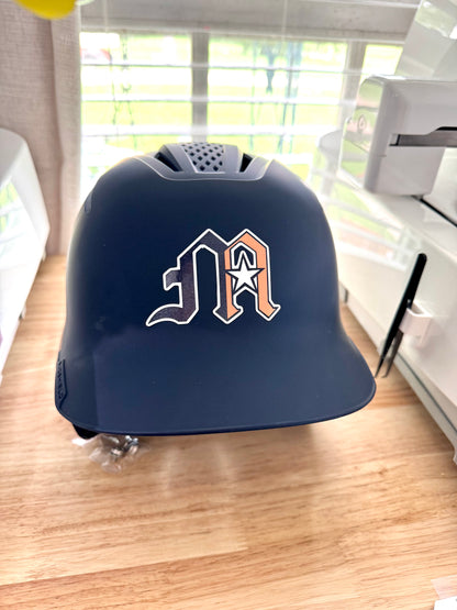 Montgomery American Helmet Stickers