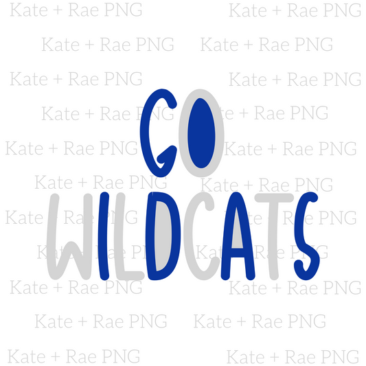 Go Wildcats Two Toned PNG