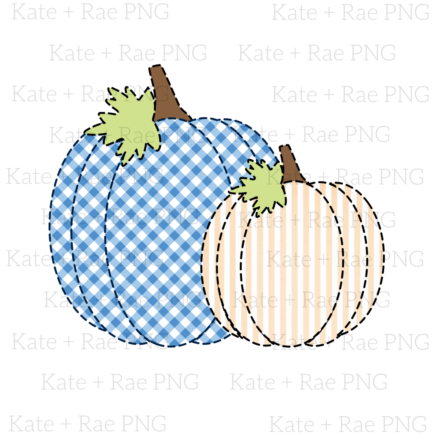 Boy Pumpkin Faux Applique Set