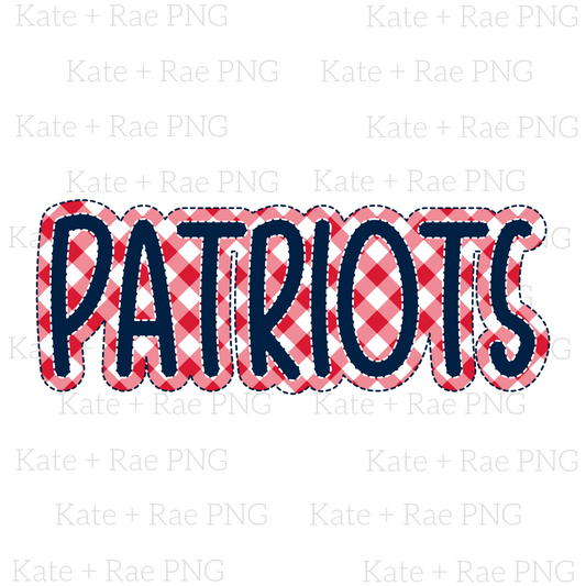 Patriots Faux Applique