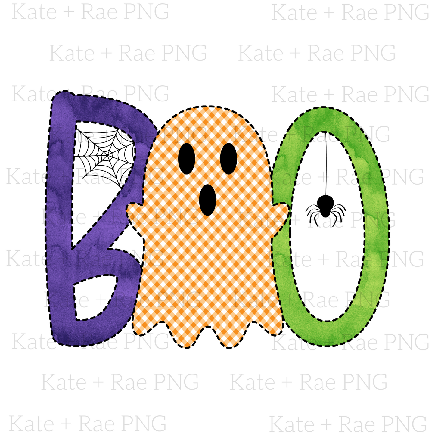 Boys BOO Halloween PNG