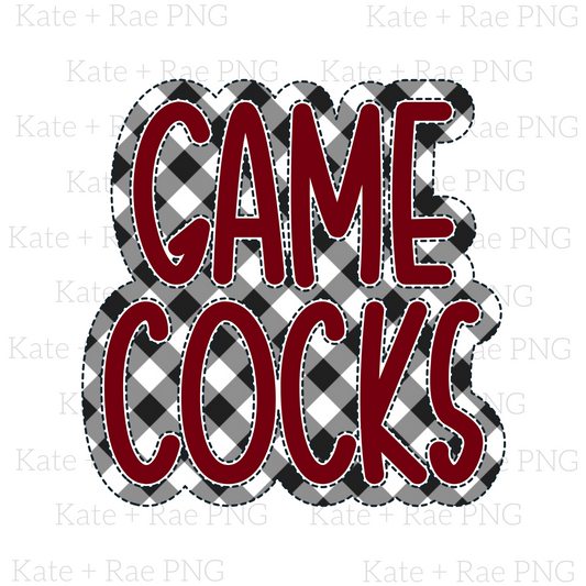 Gamecocks Faux Applique