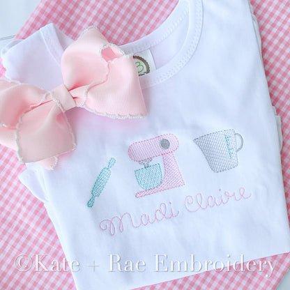 Baking Mixer Trio - Sketch Stitch