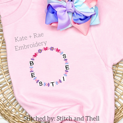Friendship Embroidery Font
