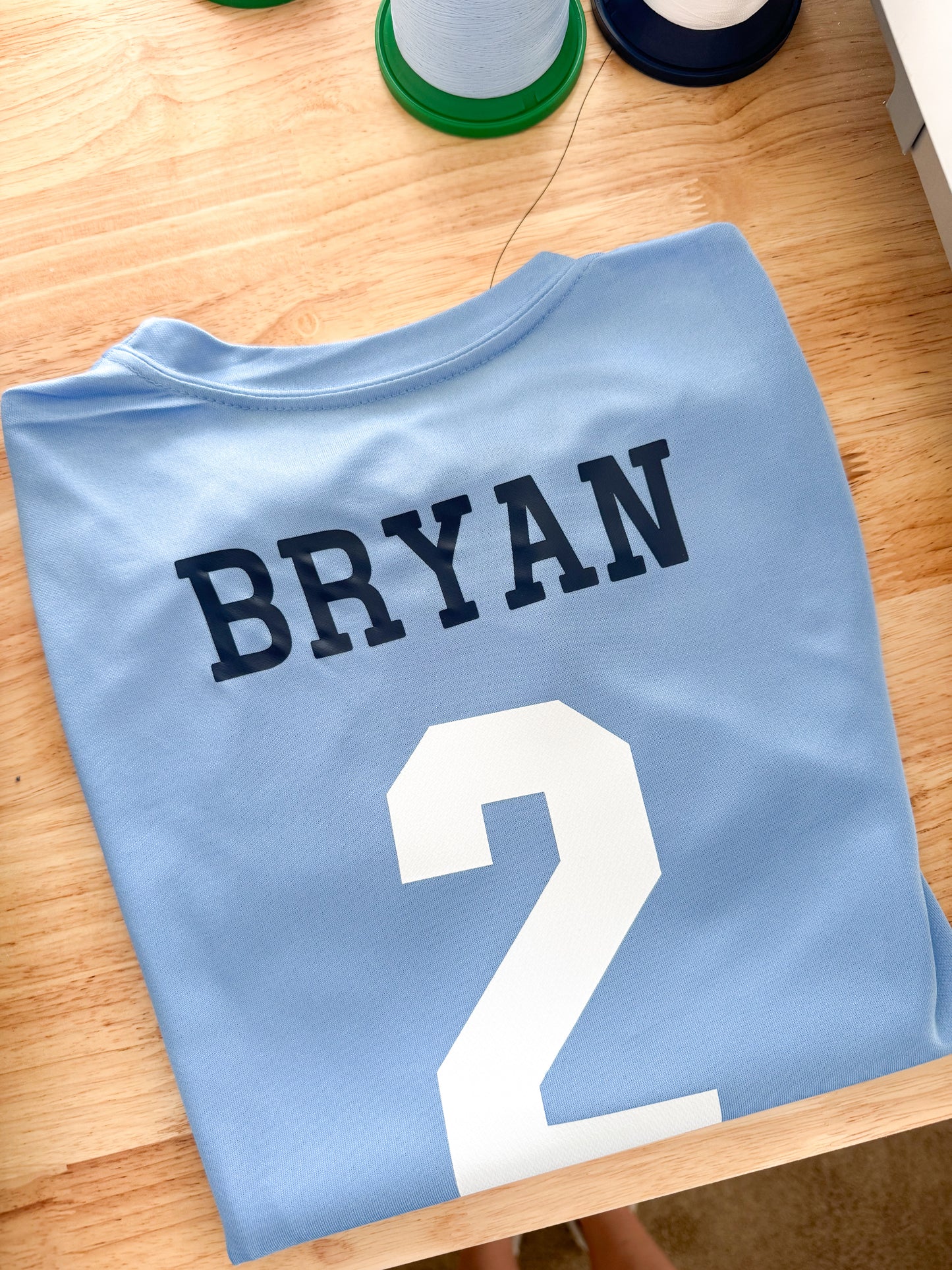 Back of Jersey Names - Softball & Baseball