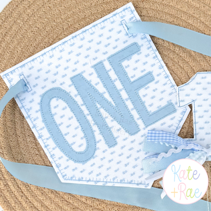 Birth/ Birthday Blanket Stitch Applique Banner In The Hoop Embroidery Design