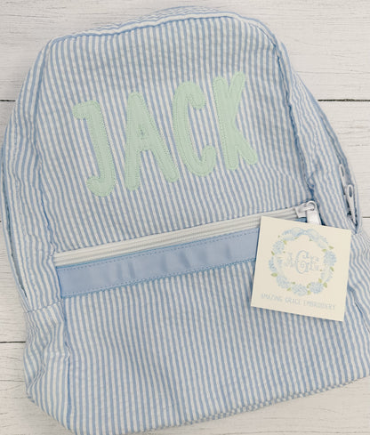 Simple Life Applique Font - Zigzag Stitch