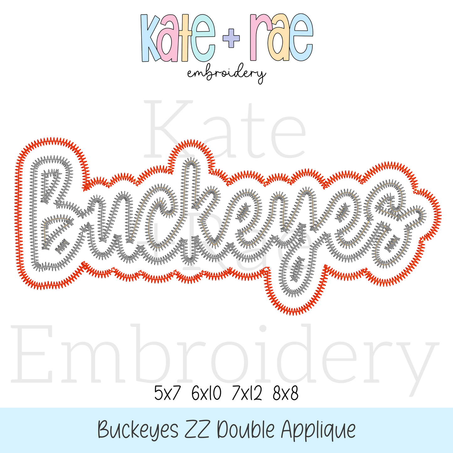 Buckeyes ZZ Double Applique