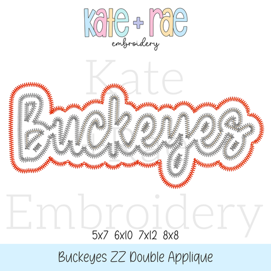 Buckeyes ZZ Double Applique